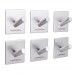 Angelbubbles Self Adhesive Hooks for Hanging 6pcs/pack 3M Stickers SUS 304 - B072HH43Z8